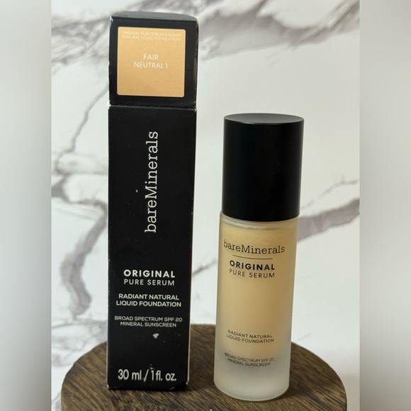 bareminerals Original Pure Serum Radiant  Liquid Foundation Fair Neutral 1 - Picture 1 of 4